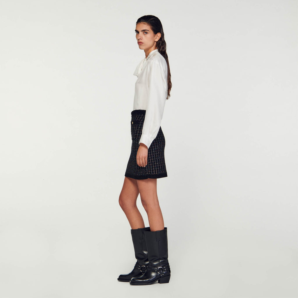 Textured Knit Skirt