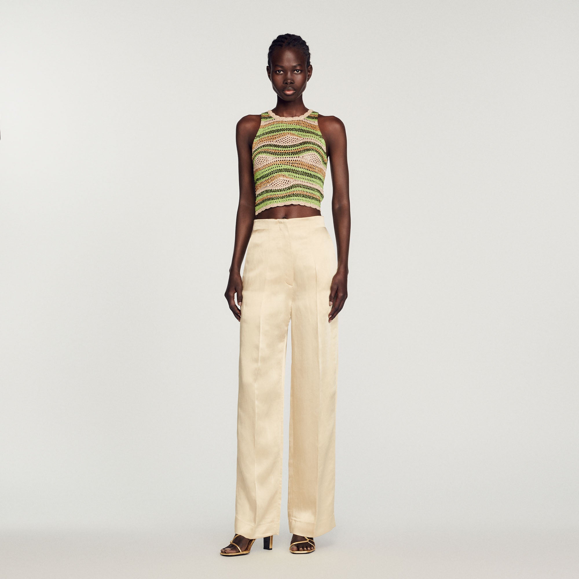 Pantalones de talle alto