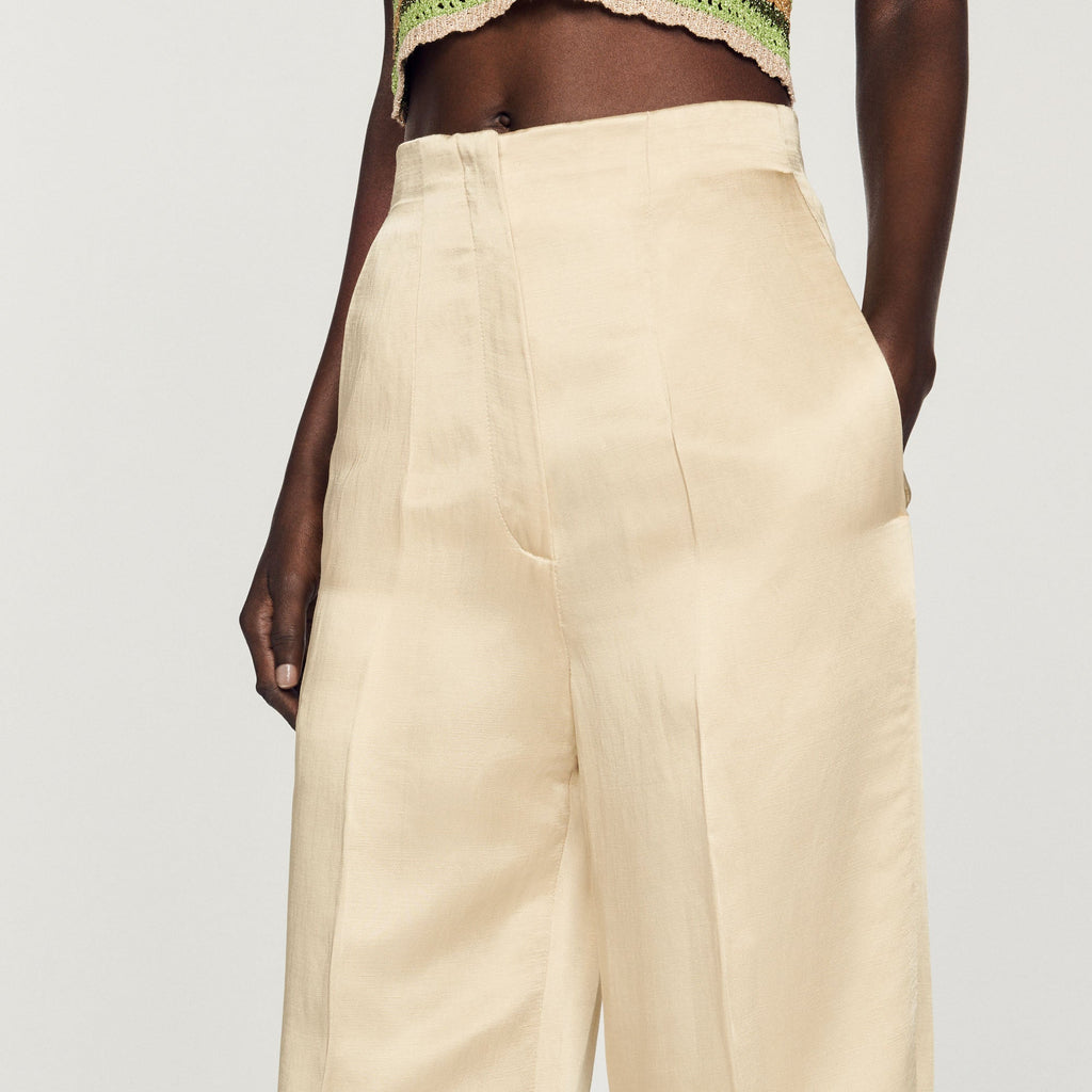 Pantalones de talle alto
