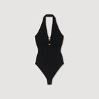 Body de punto con detalle de joya