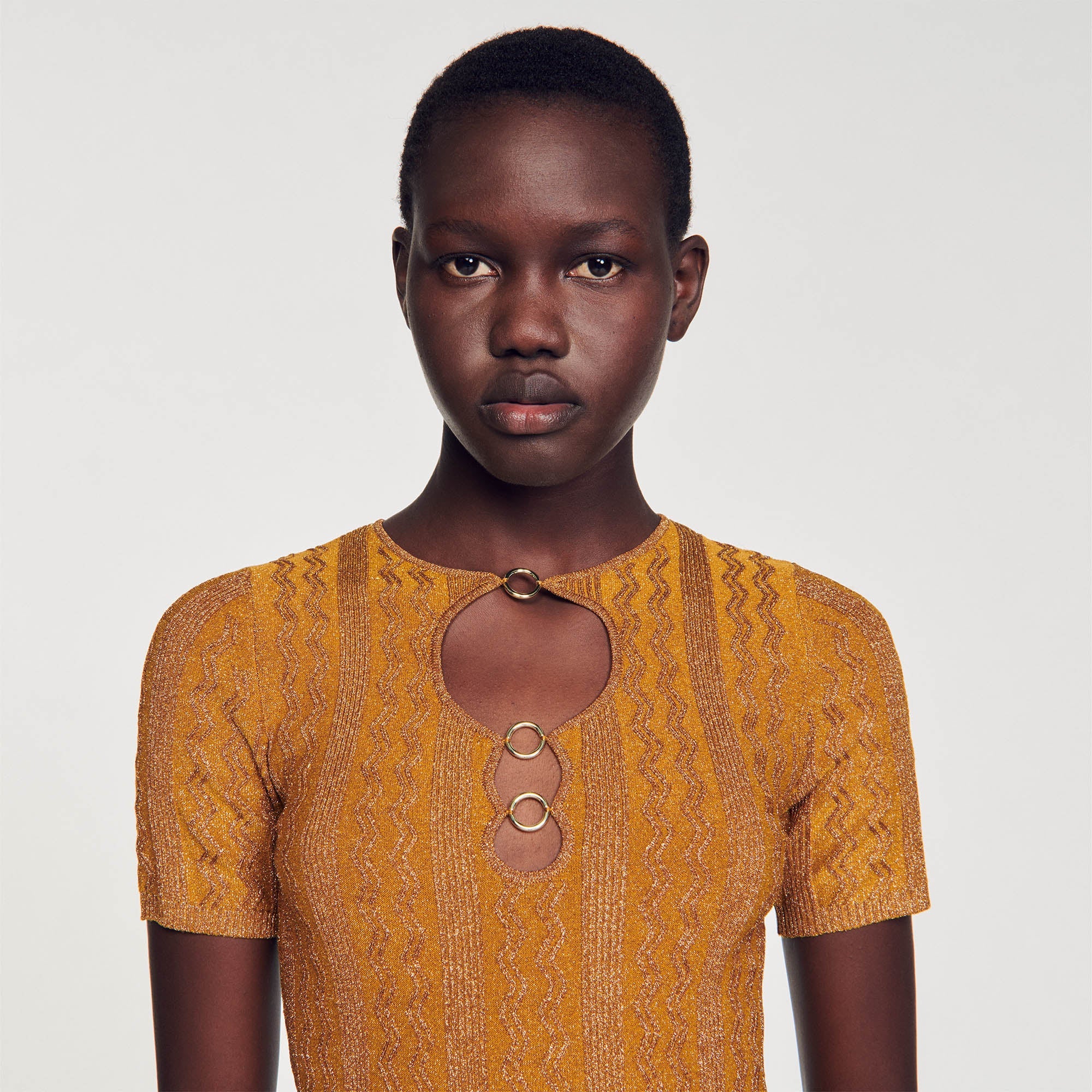 Top En Maille Scintillante