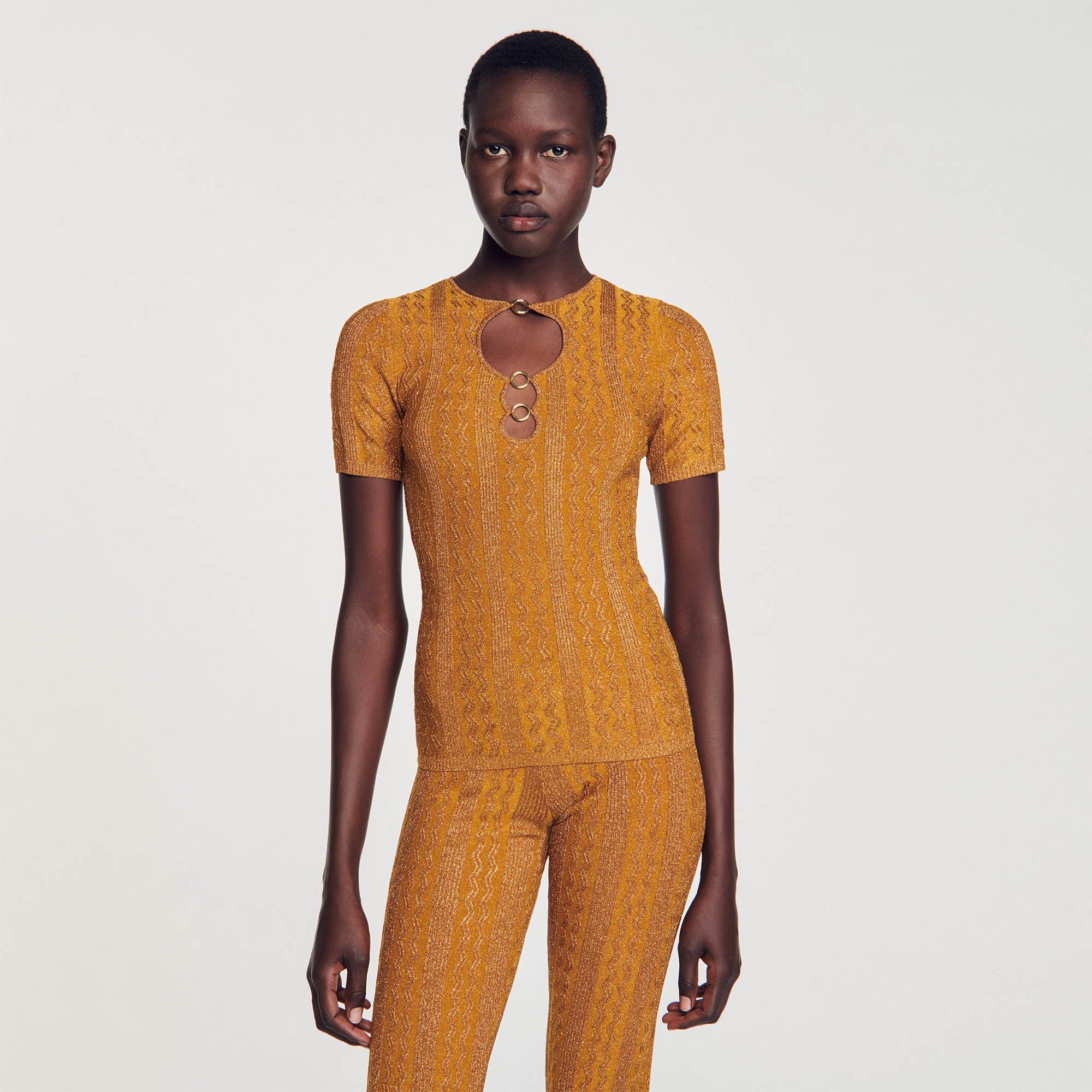 Top En Maille Scintillante