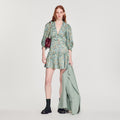 Robe Courte Fluide Imprimé Fleuri