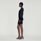 Short Dress with Bustier Effect