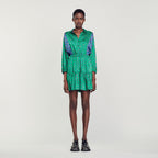 Printed Shirt Dress