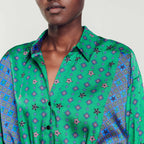 Printed Shirt Dress