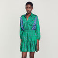 Printed Shirt Dress
