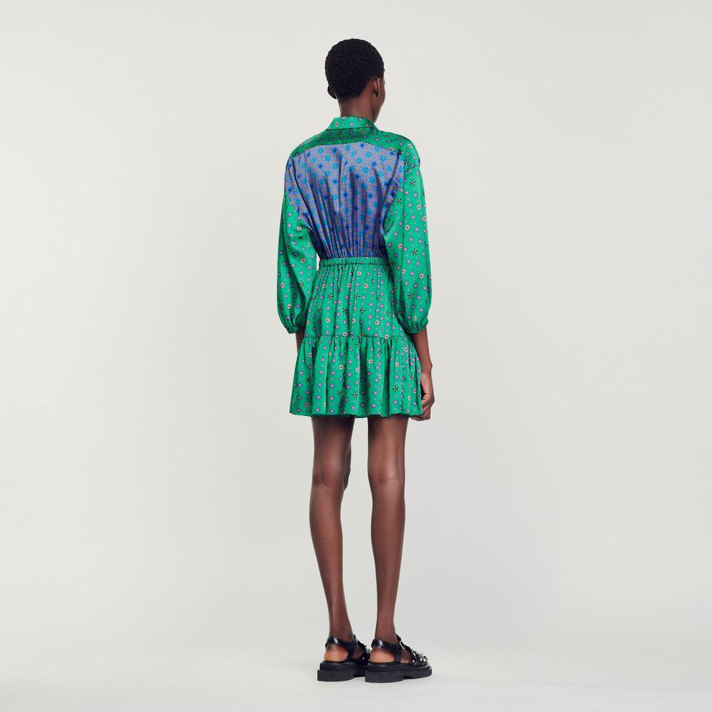 Printed Shirt Dress