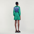 Printed Shirt Dress