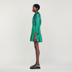 Printed Shirt Dress