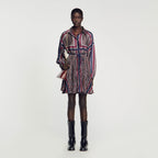 Pleated Shirt Dress