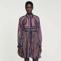 Pleated Shirt Dress