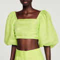 Cropped Gathered Top