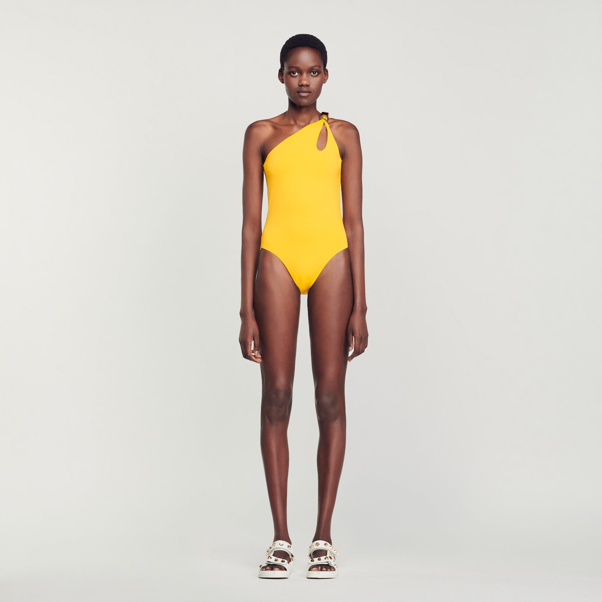 Asymmetric One-Piece Swimsuit