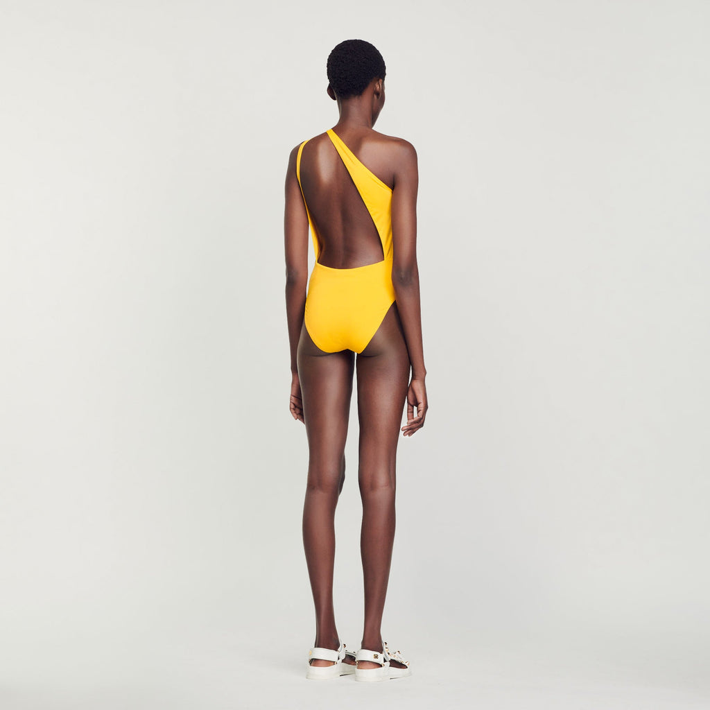 Asymmetric One-Piece Swimsuit