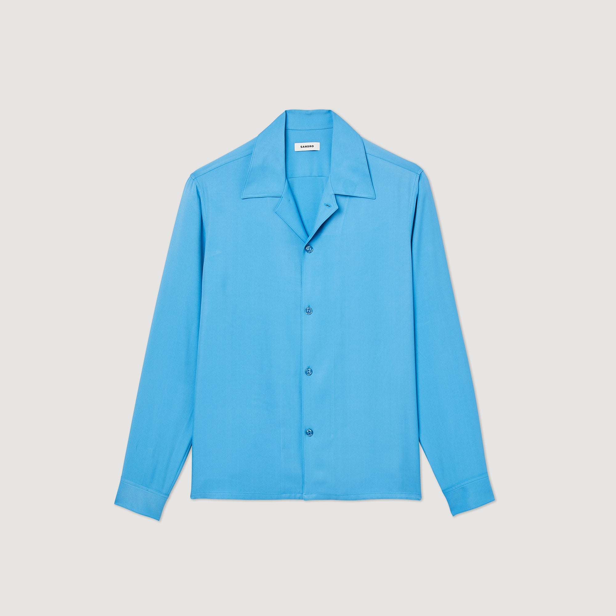 Men's Flowy Funnel Neck Shirt