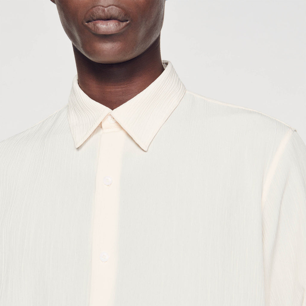 Pleated Fluid Shirt