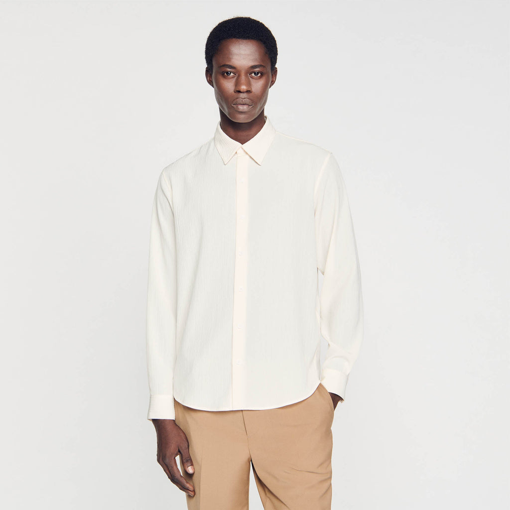 Pleated Fluid Shirt