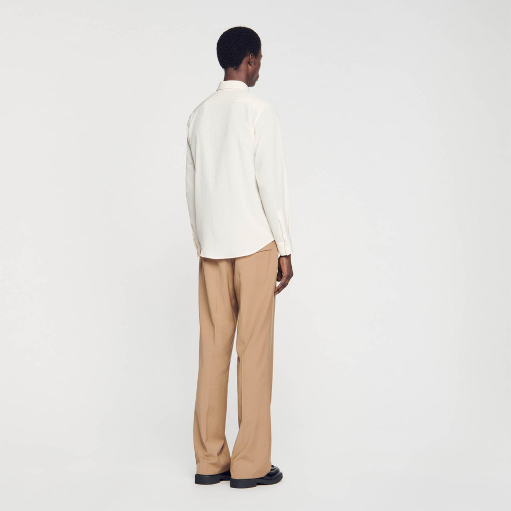 Pleated Fluid Shirt