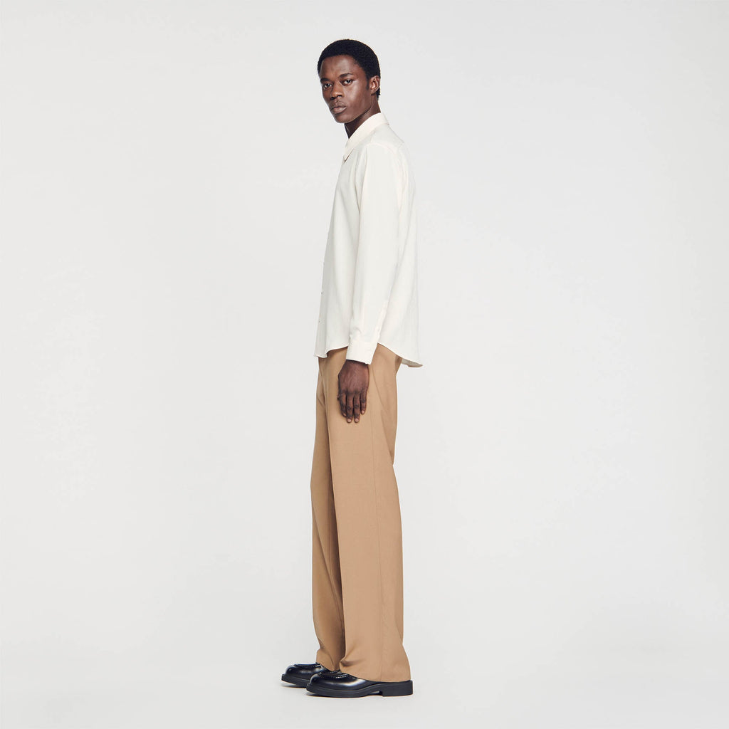 Pleated Fluid Shirt