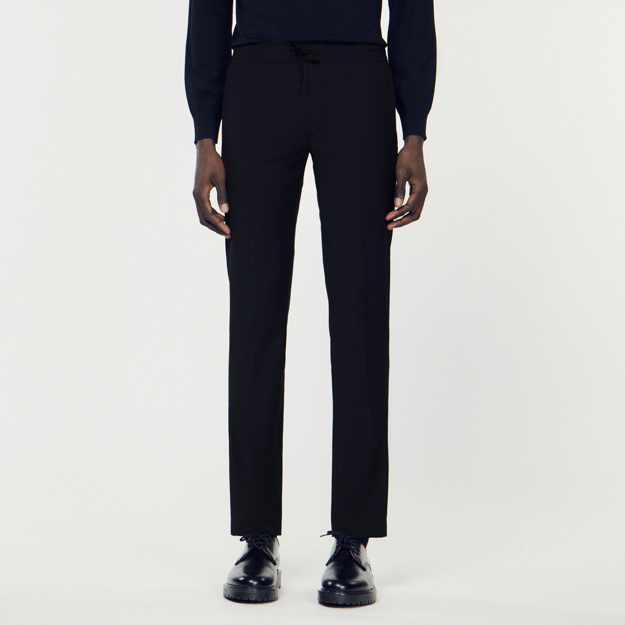Pantalon À Ceinture Élastiquée