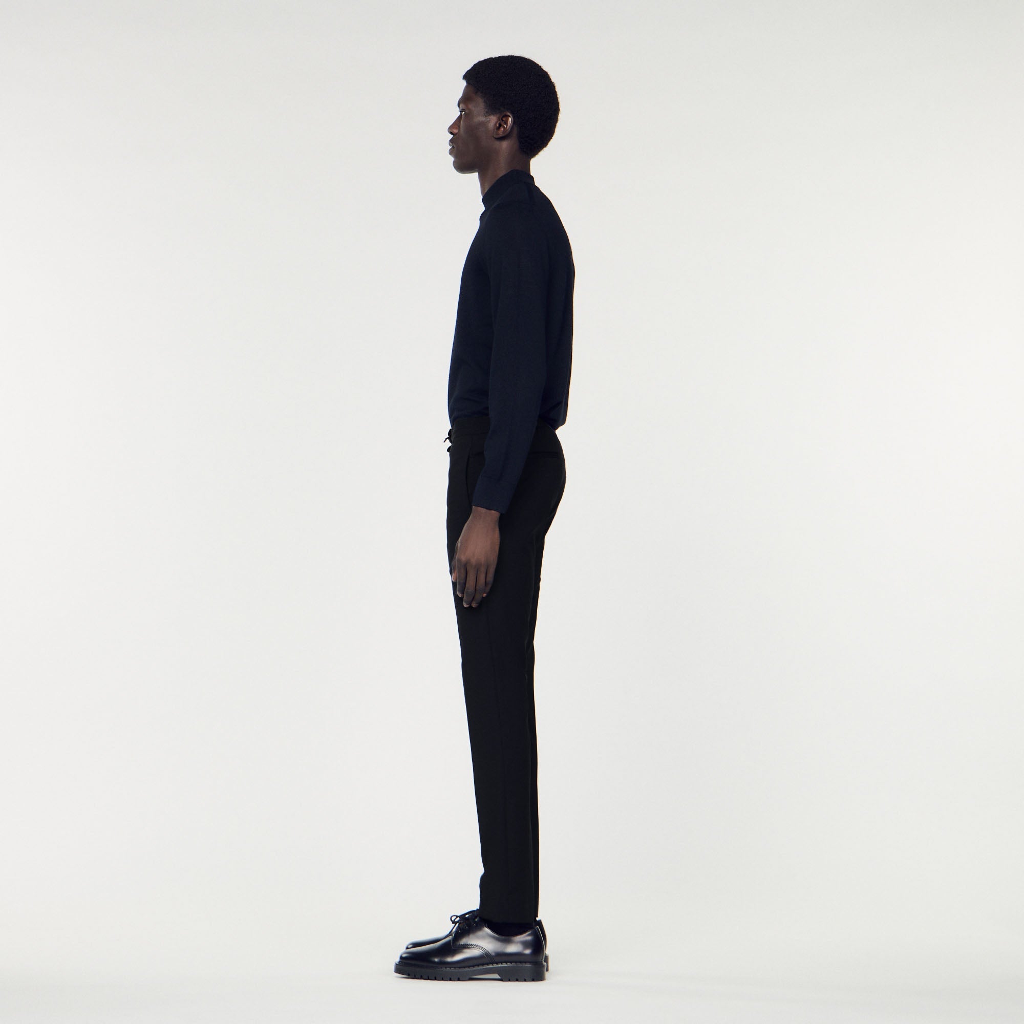 Pantalon À Ceinture Élastiquée