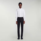 Pantalon De Costume En Laine