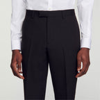 Pantalon De Costume En Laine