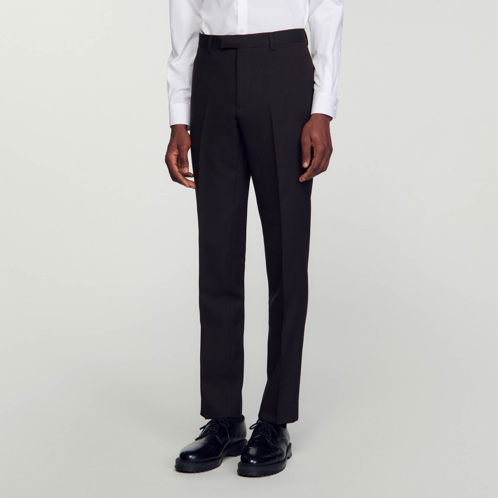 Pantalon De Costume En Laine