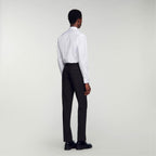 Pantalon De Costume En Laine