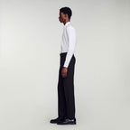 Pantalon De Costume En Laine