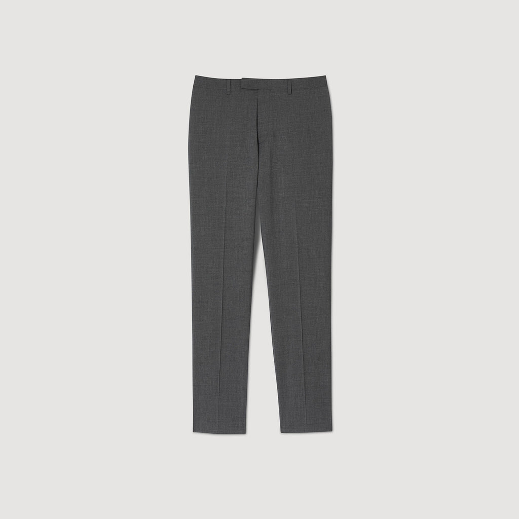 Pantalon De Costume En Laine