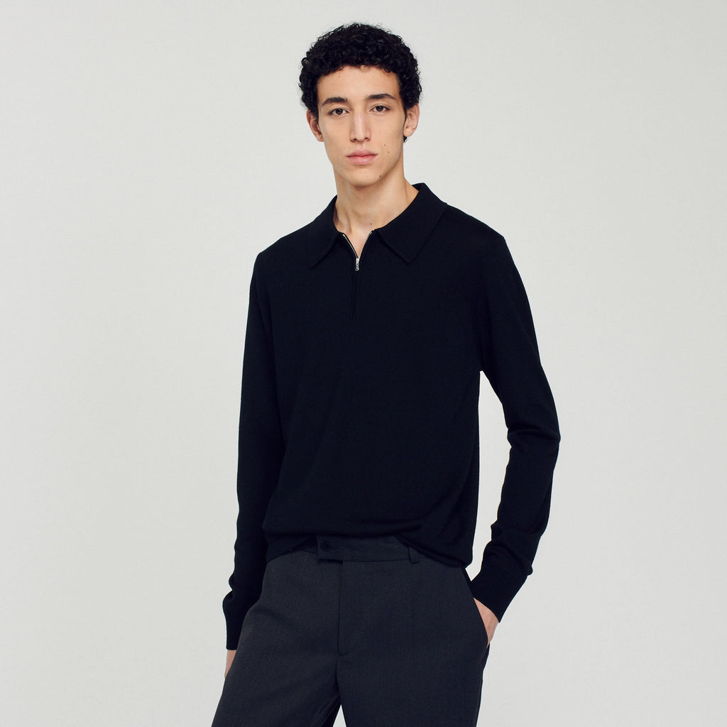 Knit Polo Jumper