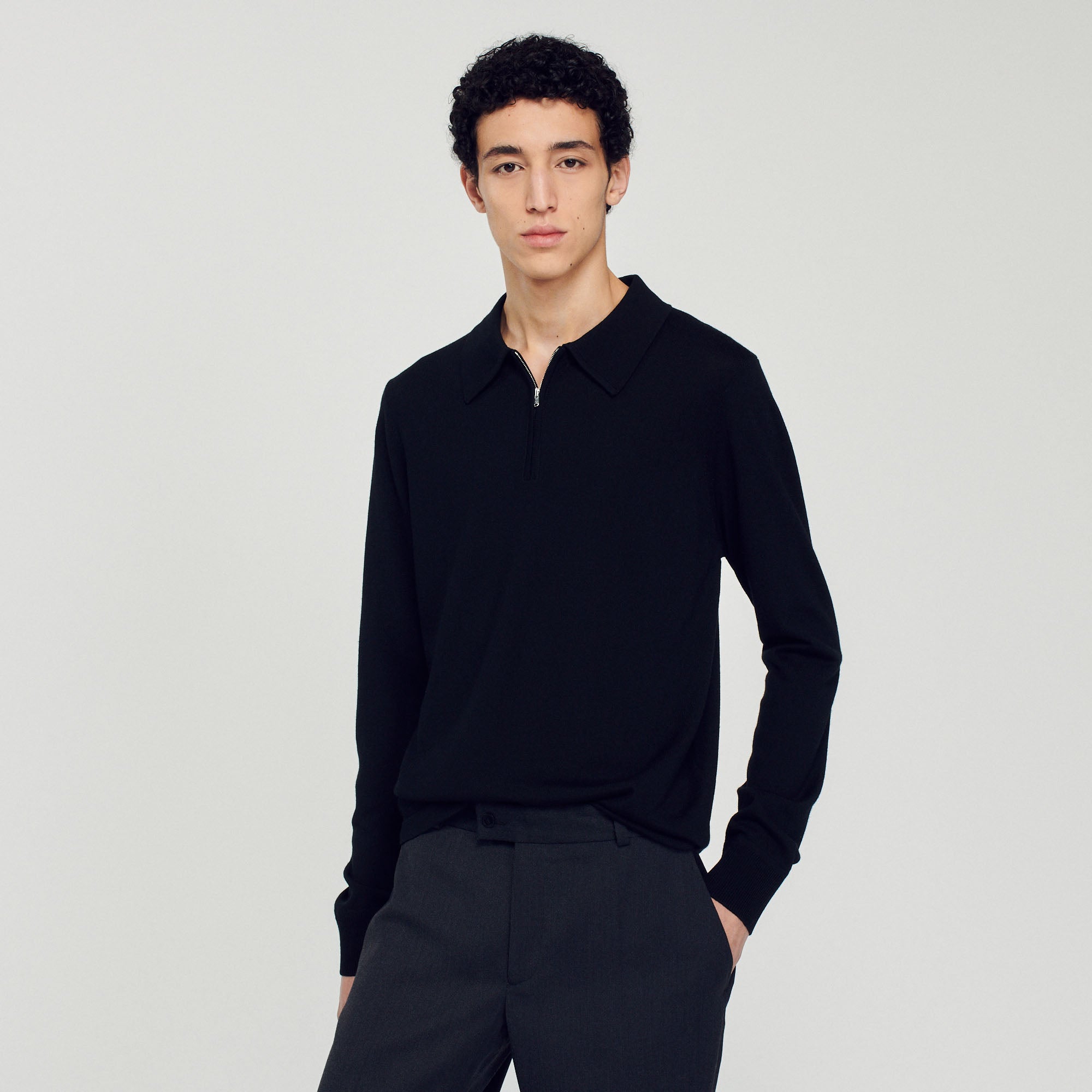 Knit Polo Jumper