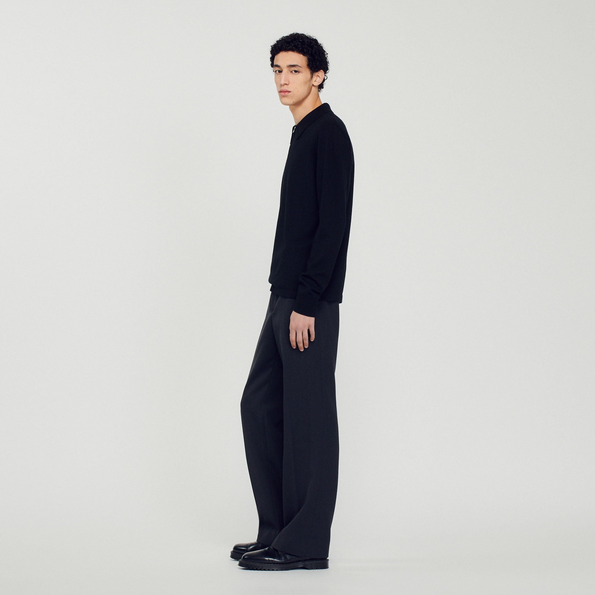 Knit Polo Jumper