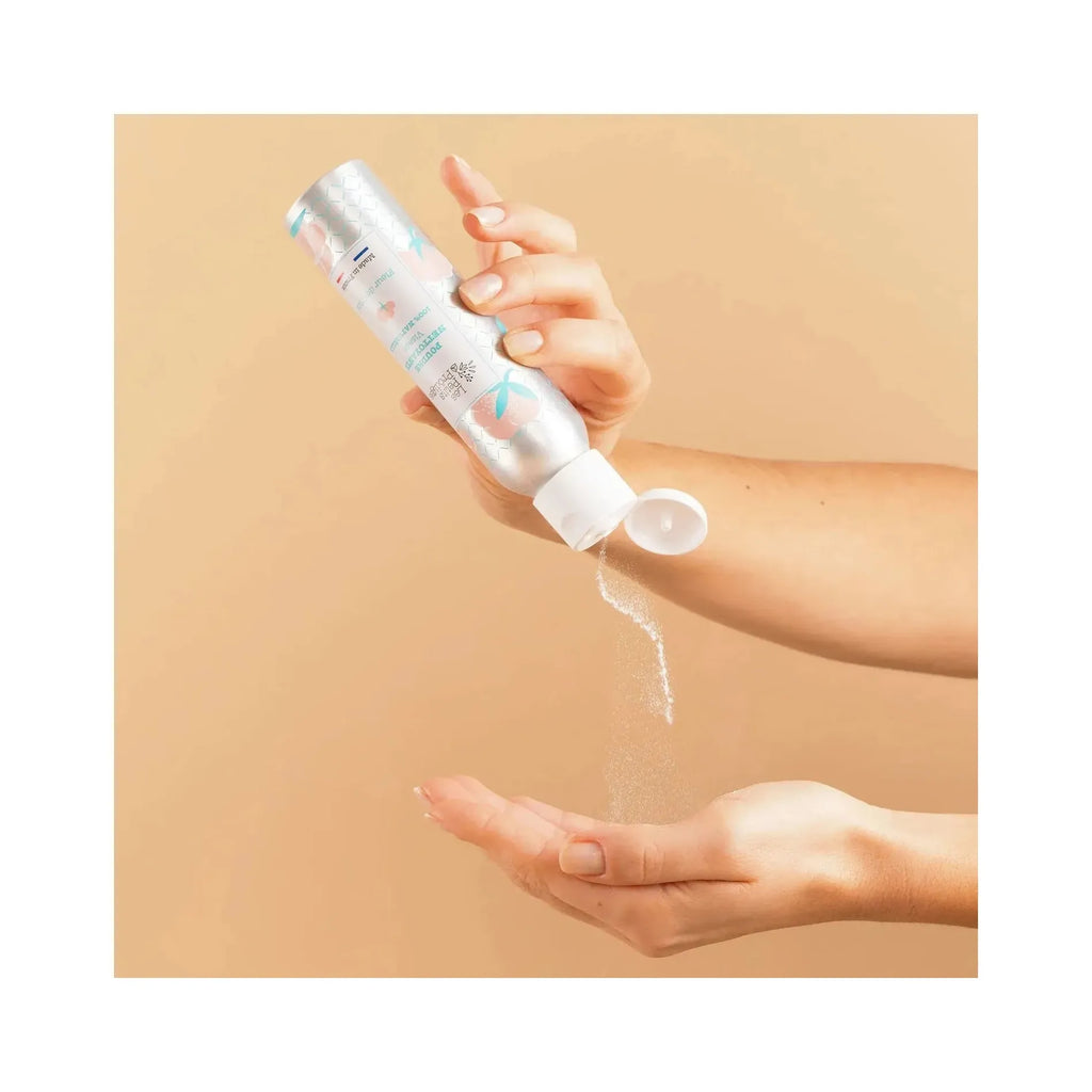 Polvo limpiador facial de flor de algodón natural y orgánico
