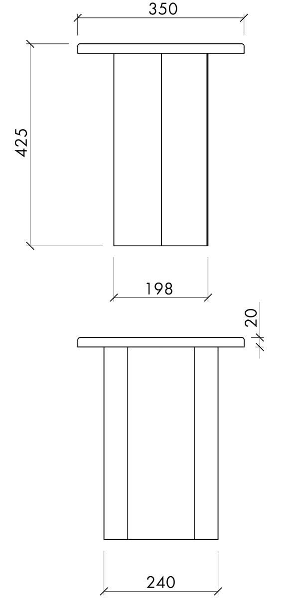 Sato - Table D'Appoint - Acier - Frosty Blue