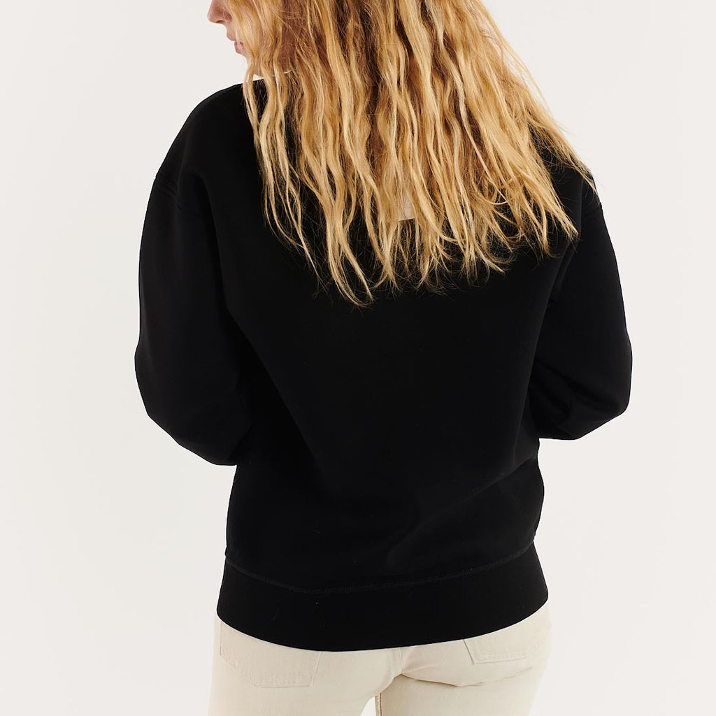 Top de manga larga - Negro/Blanco - Mujer