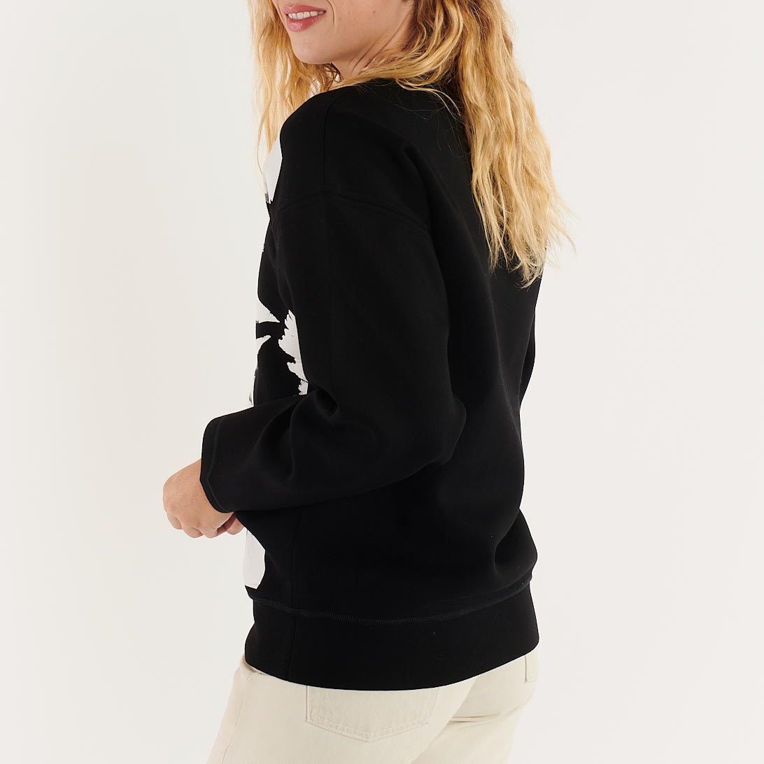 Top de manga larga - Negro/Blanco - Mujer