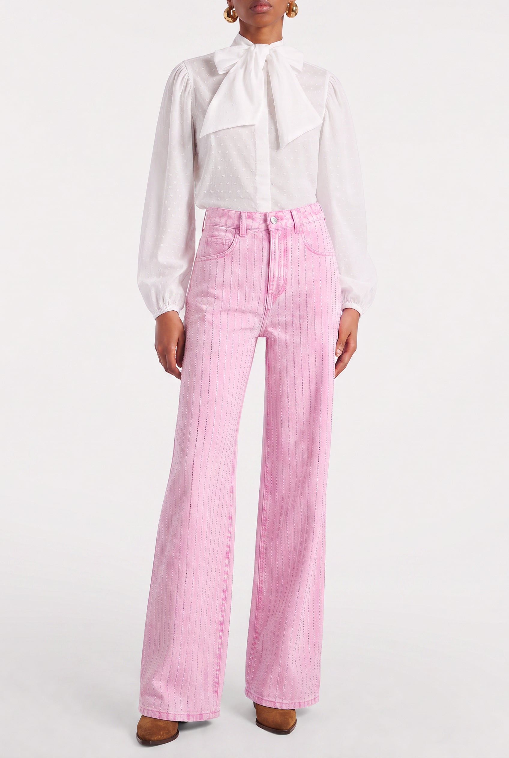 Scarlett Jeans - Strass Rose