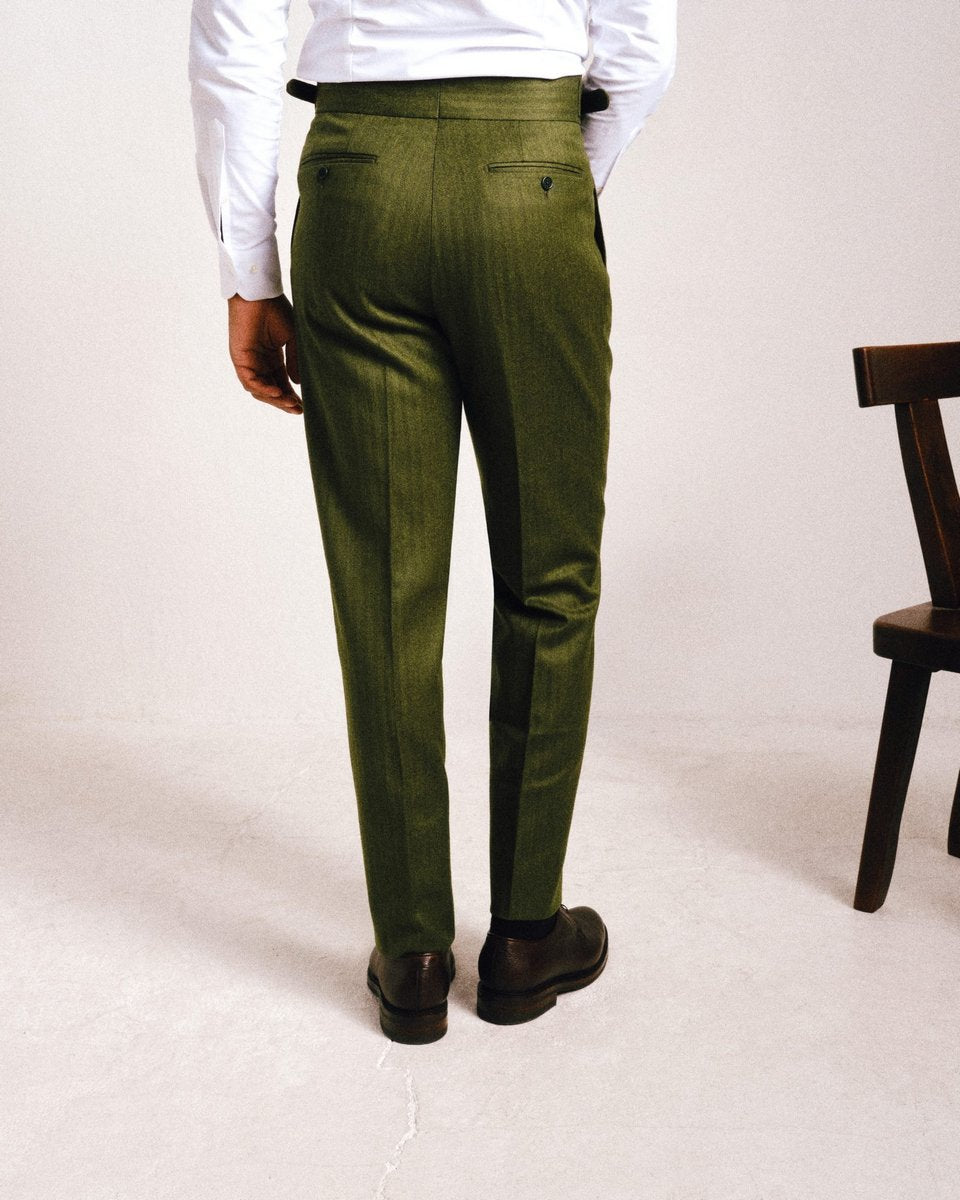 Pantalon Gurkha Chevrons - Vert