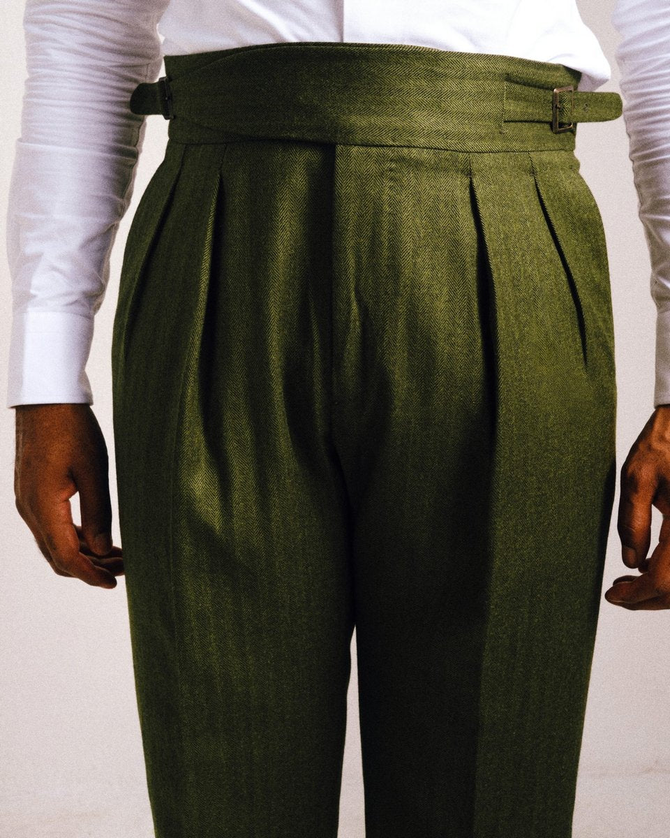 Pantalon Gurkha Chevrons - Vert