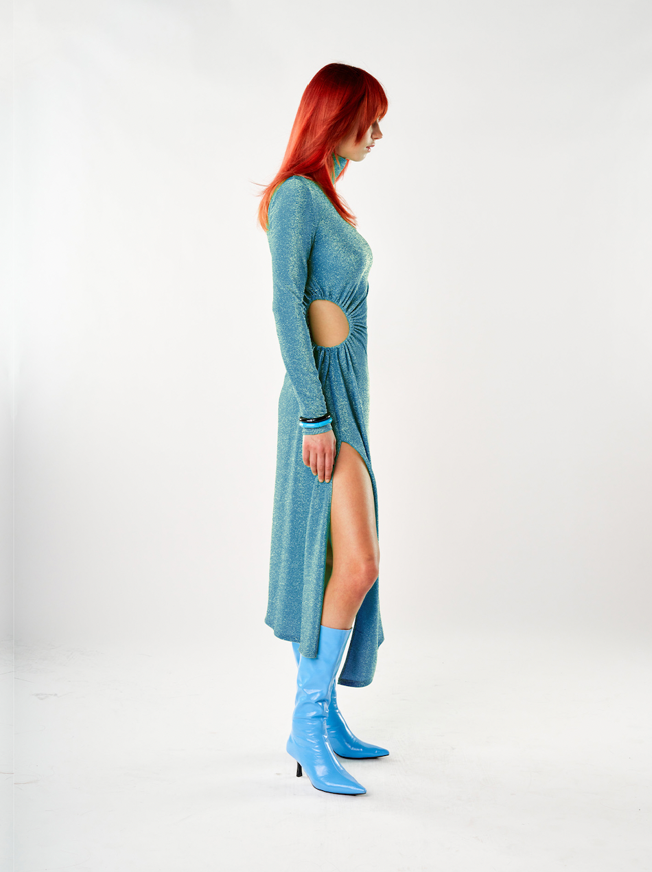 Robe Raja Bleu