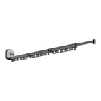 Python - Wall-Mounted Clothes Airer - Aluminium - Black