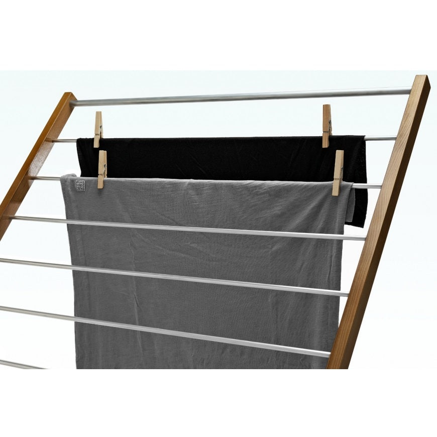 Xenia - Foldable Clothes Airer - Solid Wood - Wood