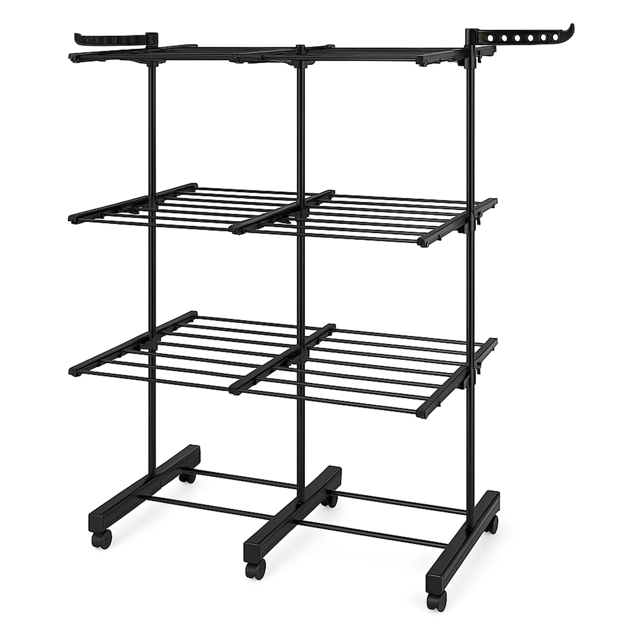 Tendedero para ropa Extra Xxl - 38M - 3 niveles - Negro