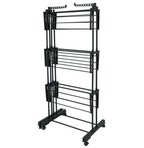 Tendedero para ropa Extra Xxl - 38M - 3 niveles - Negro