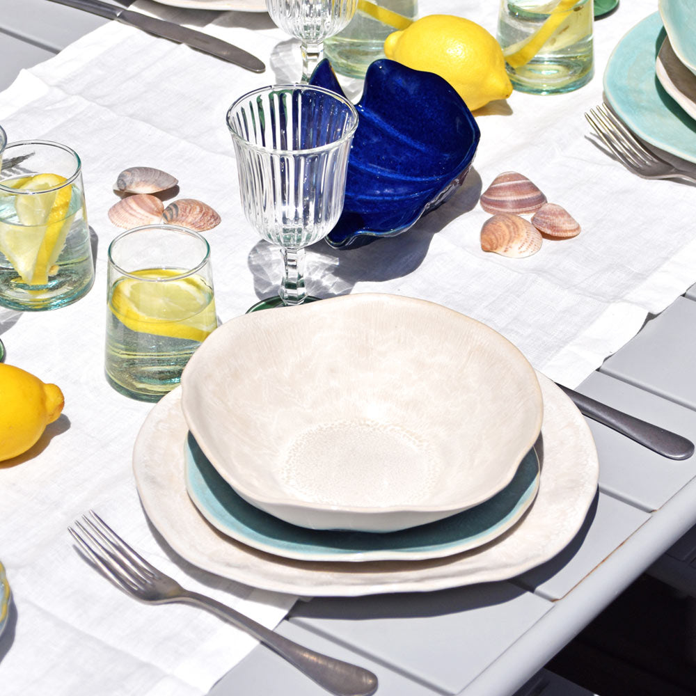 Assiettes Creuses Onda - Beige Sable