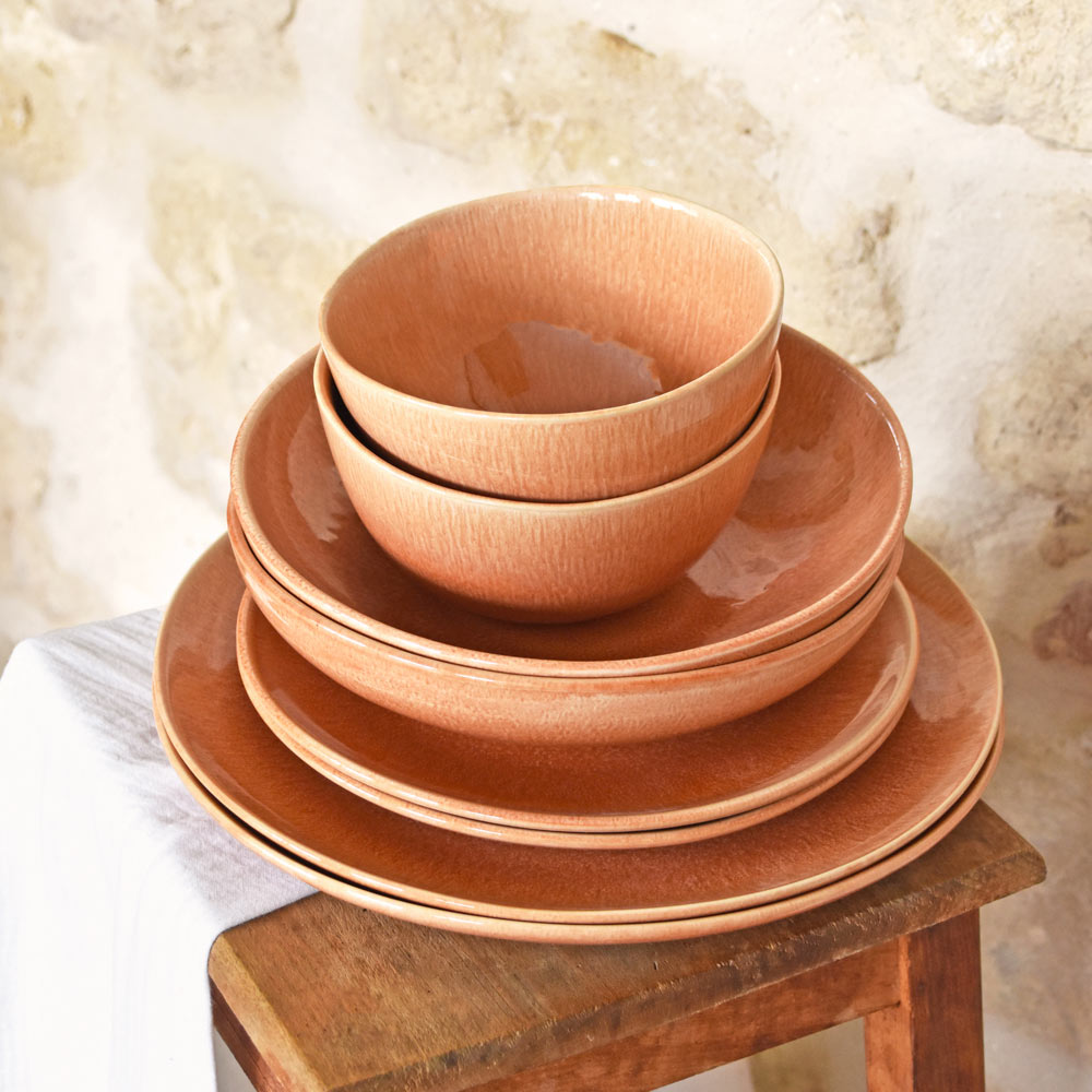 Servicio para 2 - Terracota Siena