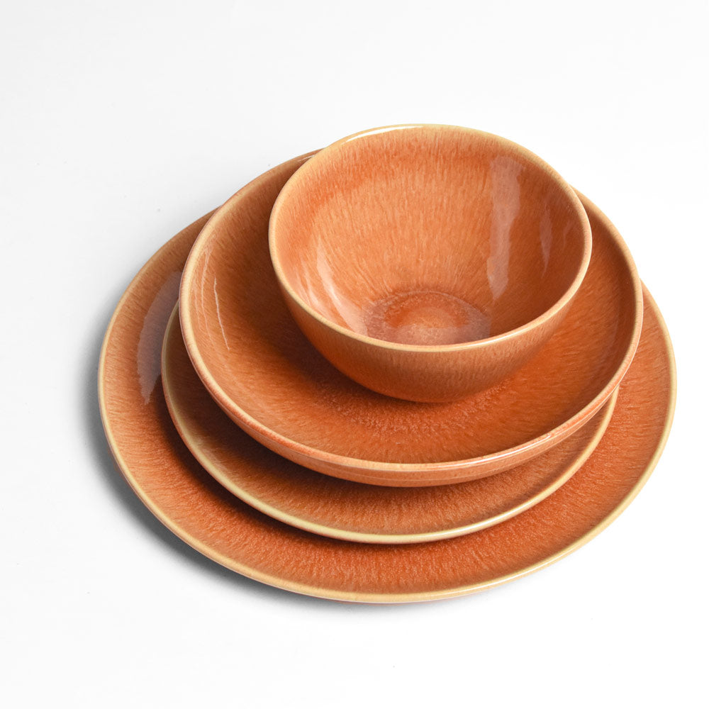 Servicio para 2 - Terracota Siena